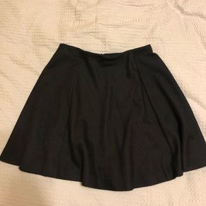UNIQLO Black High Waist Polyester Skirt Small